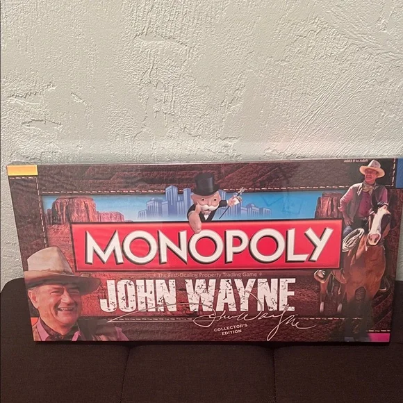 ( 0375 ) Monopoly John Wayne Collector's Edition Board Game - Picture 1 of 12